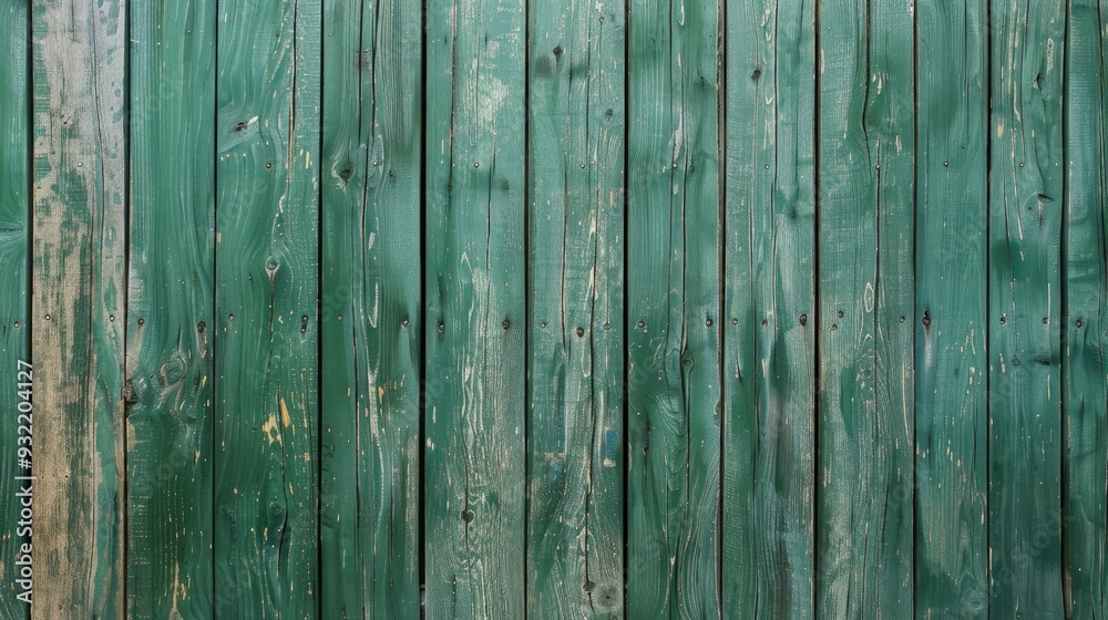 Weathered green wooden panel with vertical stripes and room for text Weathered green wooden panel with vertical stripes and room for text