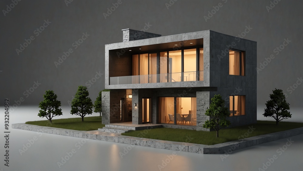 house in the night