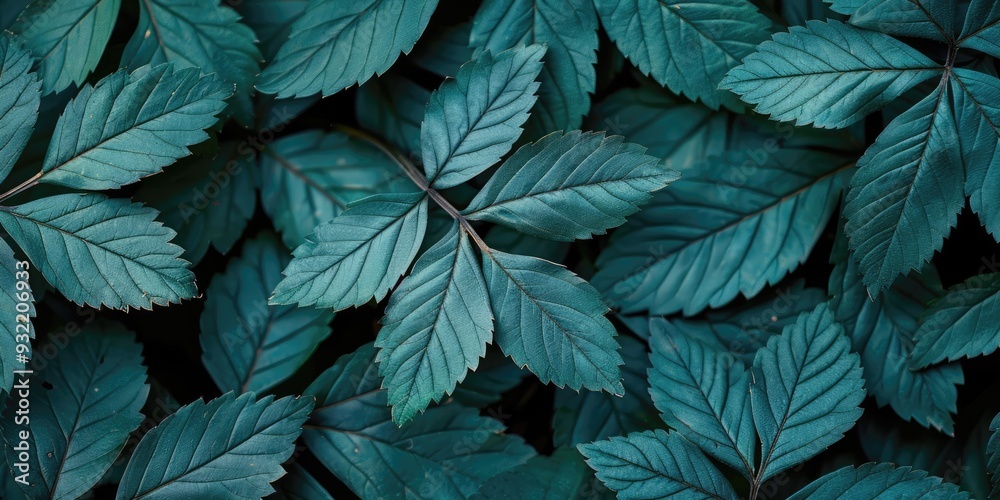 Nature-inspired wallpaper featuring lush green leaves in various shades Nature-inspired wallpaper featuring lush green leaves in various shades
