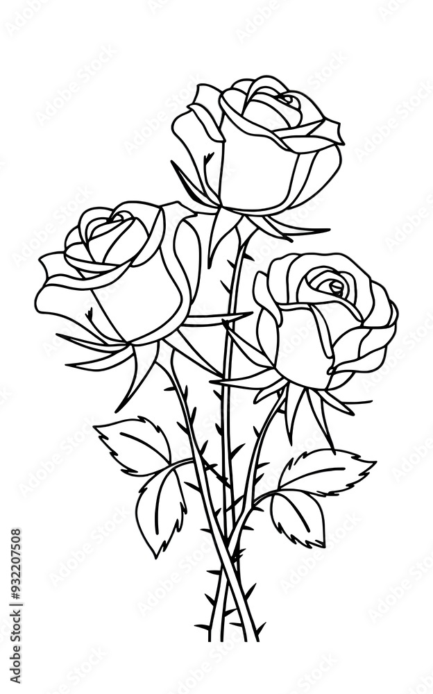 roses coloring roses coloring