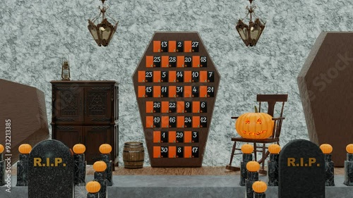 Halloween calendar door no 1 photo