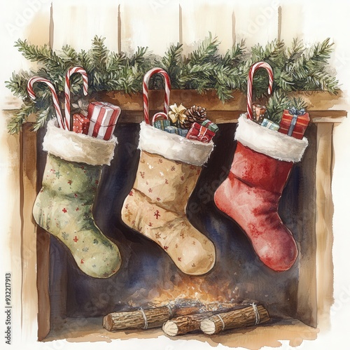 christmas stocking hanging