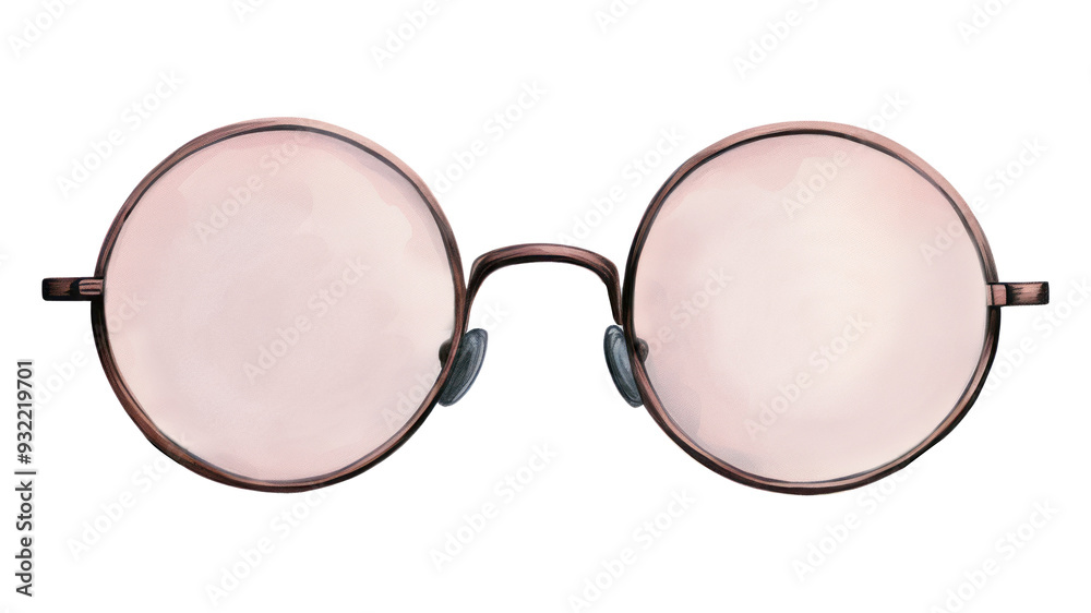 Eye glasses png, accessory, transparent background