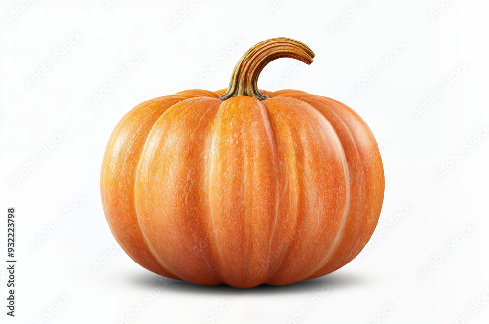 Fresh organic pumpkin isolated on white background Fresh organic pumpkin isolated on white background