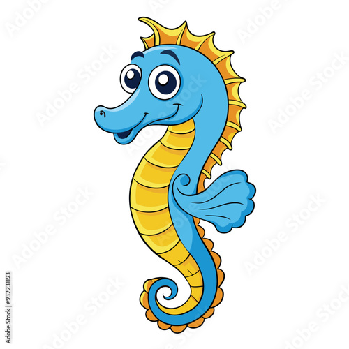 Sea Horse Vector Illustration - Elegant SVG, Cricut Files, Clipart, and T-Shirt Graphics for Ocean-Themed Designs