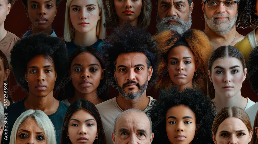 Diverse groups, people of different ethnicities, genders, ages, and inclusive representations, 4k, realism.