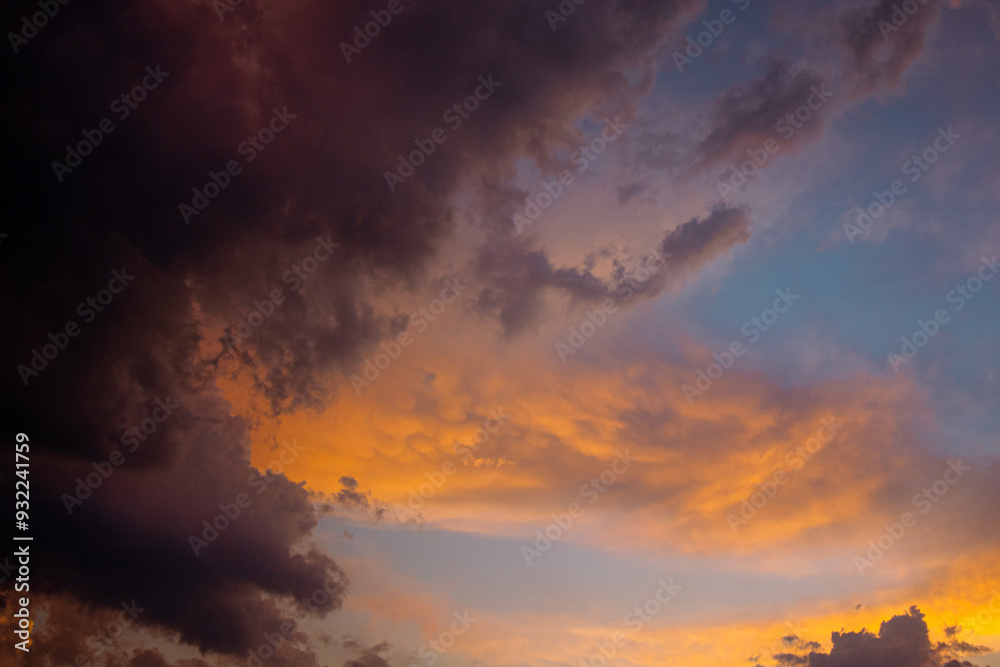 dramatic colorful sunset sky background dramatic colorful sunset sky background