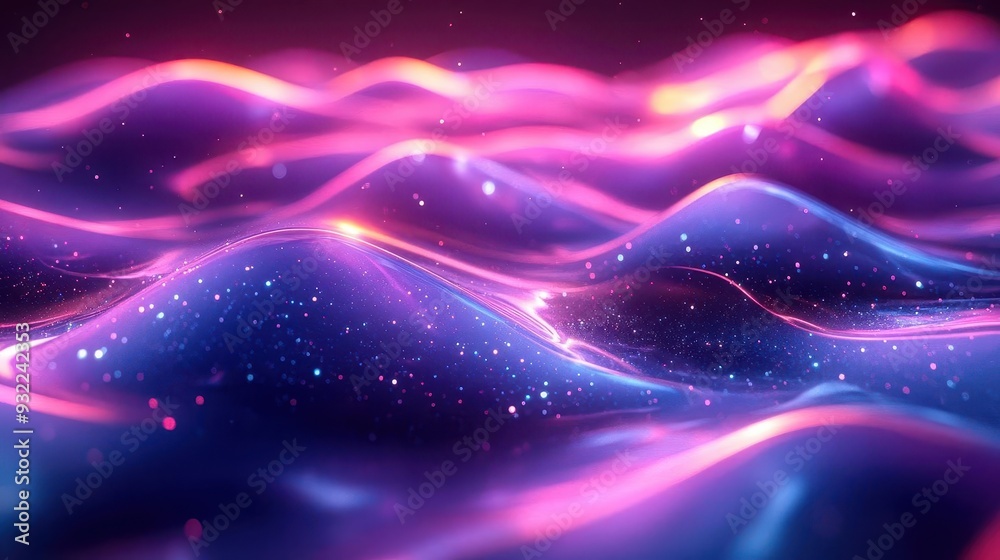 mesmerizing 3d abstract waves iridescent purple and blue hues glossy plastic texture dynamic light reflections futuristic aesthetic mesmerizing 3d abstract waves iridescent purple and blue hues glossy plastic texture dynamic light reflections futuristic aesthetic