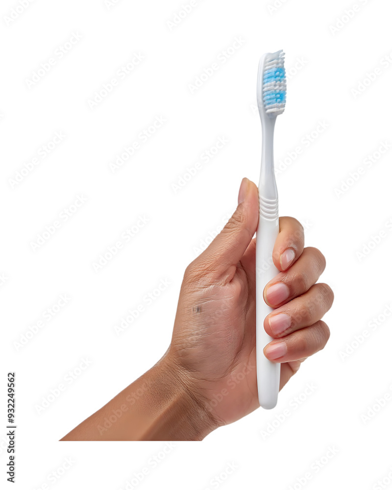 hand holding toothbrush hand holding toothbrush