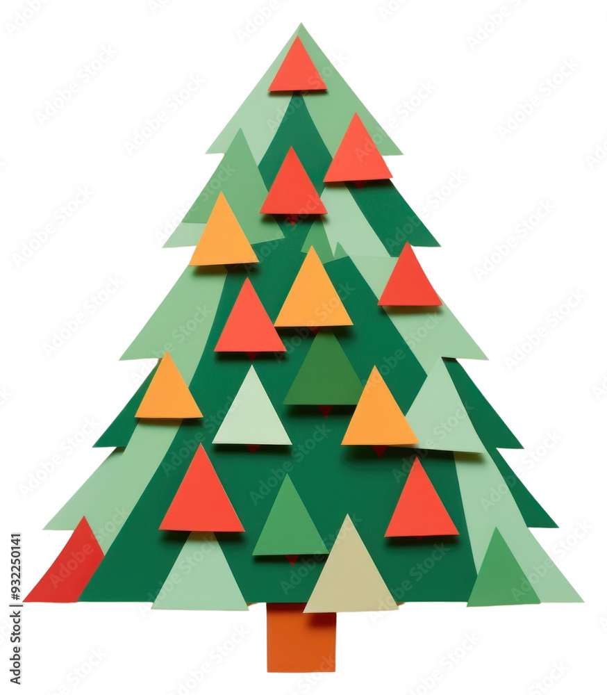 Obraz premium PNG Chrismast tree christmas celebration decoration.