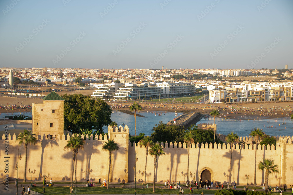 Obraz premium View of the Kasbah of the Oudaias at Rabat