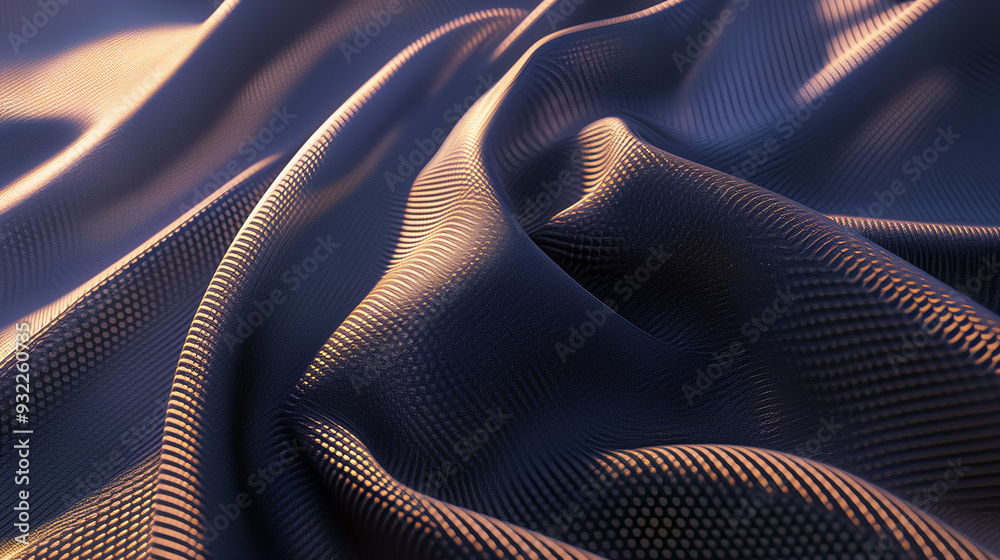 A close up of a piece of fabric with a shiny, metallic look to it A close up of a piece of fabric with a shiny, metallic look to it