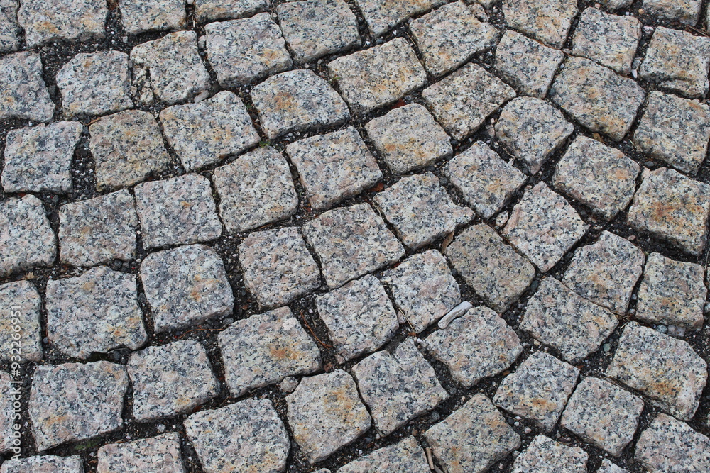 Paving stones. Poland. Europe.