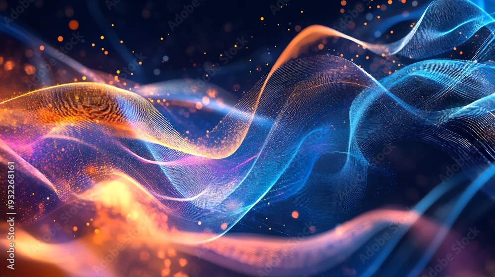Abstract visualization of CRM integration and customer experience highlighting empathy personalization and engagement through fluid dynamic shapes Abstract visualization of CRM integration and customer experience highlighting empathy personalization and engagement through fluid dynamic shapes