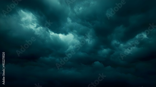 Dark and gloomy stormy sky and clouds background wallpaper