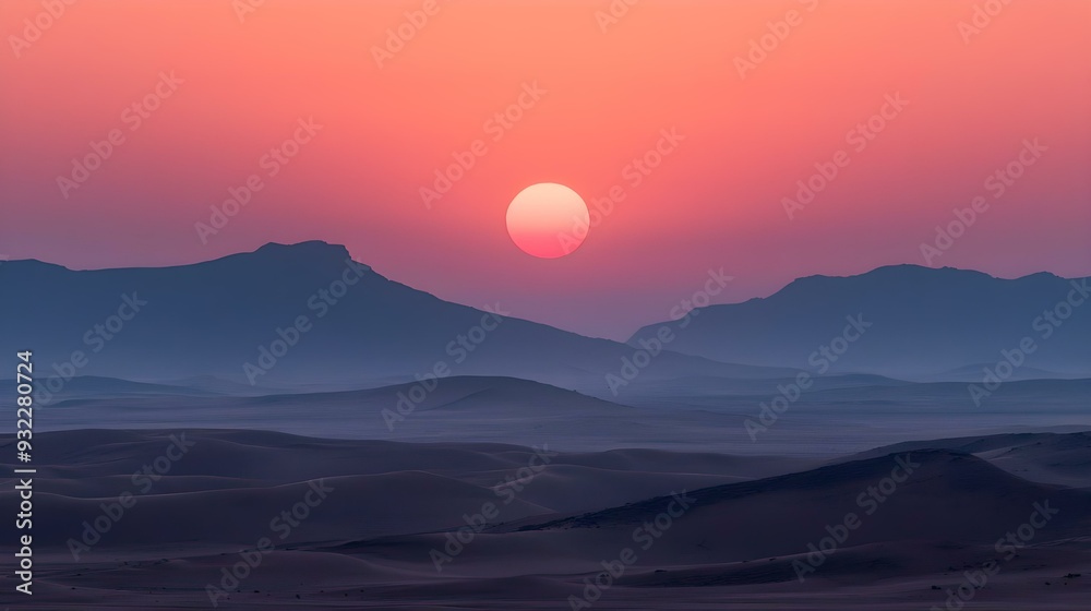 Sunrise in Sahara Desert, Morocco