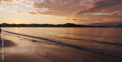 Sonnenuntergang am Strand 