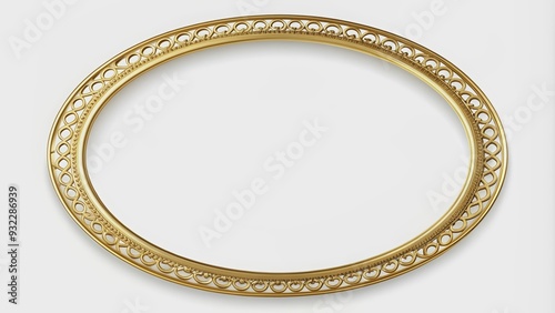 Gold circle frame suitable for adding a touch of elegance and sophistication to any design project, gold, circle, frame