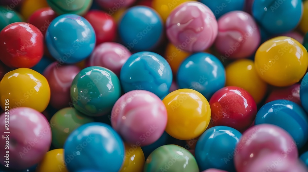 a close up of a bunch of different colored balls a close up of a bunch of different colored balls