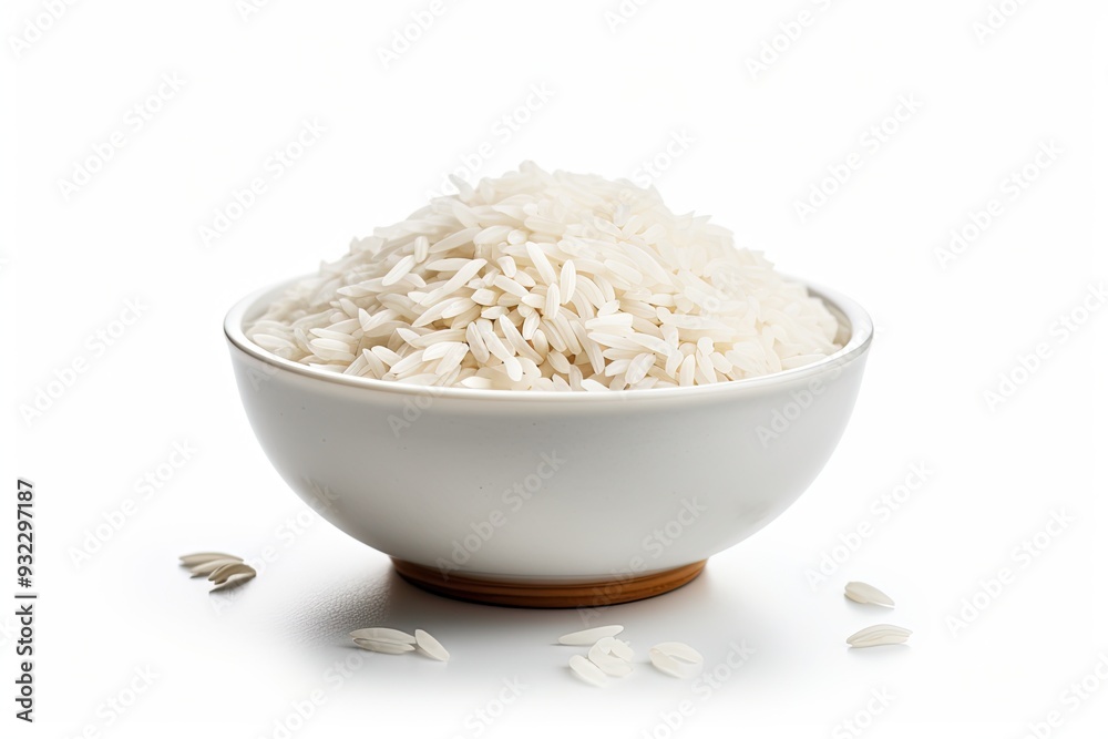 Rice isolated on white background Rice isolated on white background