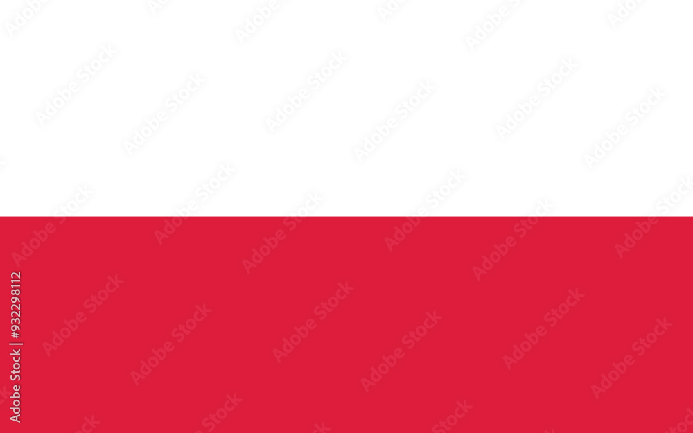 National Flag of Poland vector illustration isolated design in real colors and original dimensions for national day celebration 11th November, educational purpose digital print and online web usage. National Flag of Poland vector illustration isolated design in real colors and original dimensions for national day celebration 11th November, educational purpose digital print and online web usage.