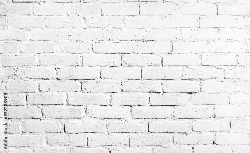 Obraz premium White Brick Wall Texture Background