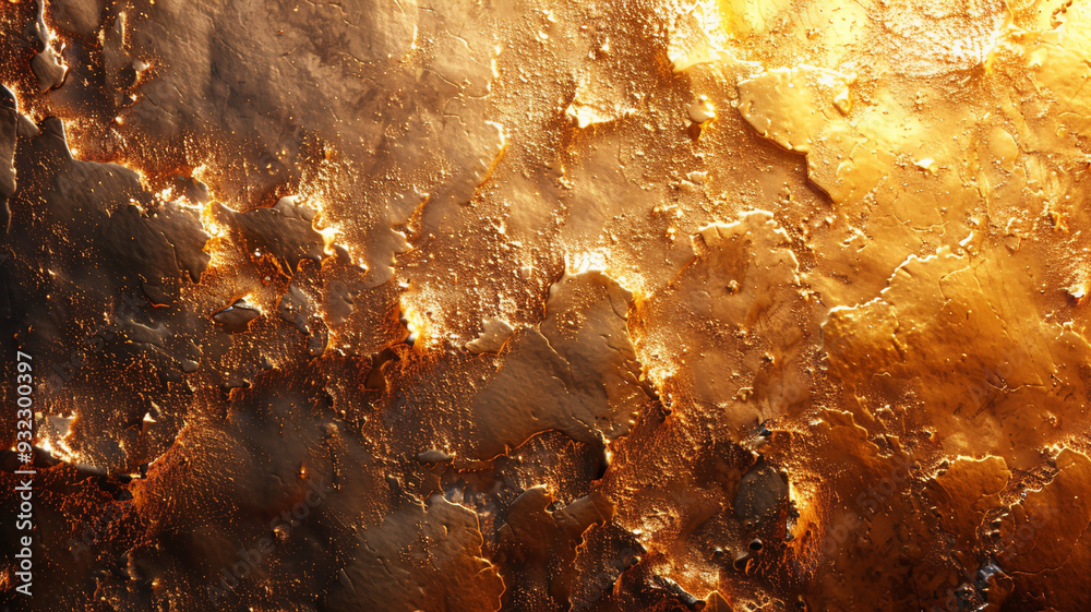 Beautiful plaster wall in golden tones Beautiful plaster wall in golden tones