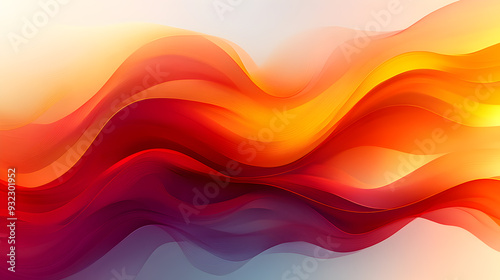 Abstract colorful waves background.