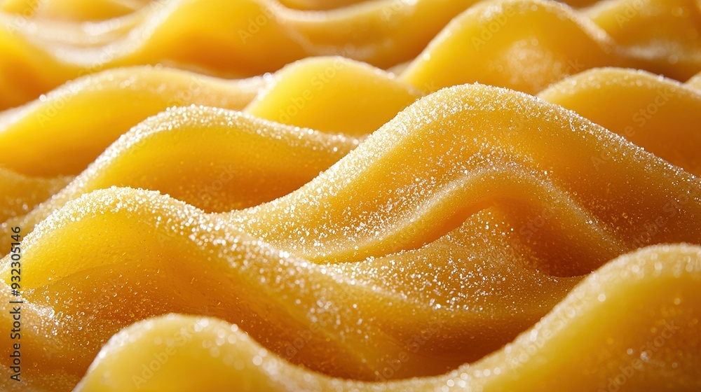 A zoom-in of a sweet treat with golden frosting on the rim and colorful toppings adorned on top A zoom-in of a sweet treat with golden frosting on the rim and colorful toppings adorned on top
