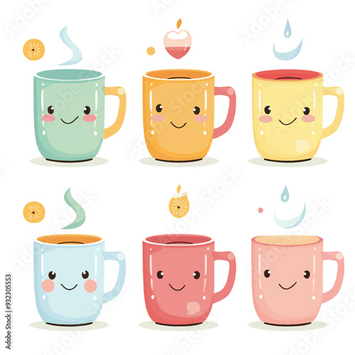 Vector Coffee Mug simple and minim