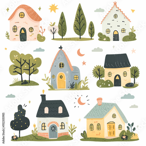 Vector Ranch House simple and mini