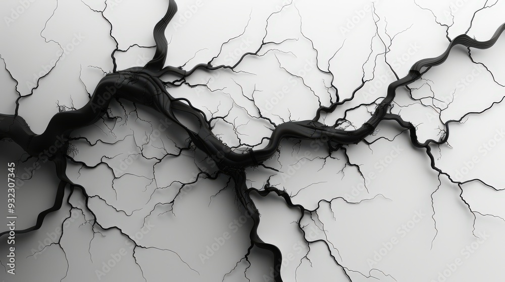 Design an abstract background with organic textures and interconnected ...