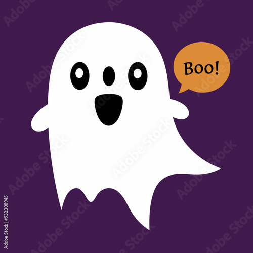 chibi halloween ghost boo, cute ghost saying boo, kawaii ghost boo, chibi ghost with boo text, halloween ghost boo vector, ghost cartoon boo, chibi ghost illustration boo, spooky chibi ghost boo, ghos