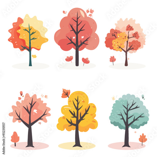 Vector Maple Tree simple and minim photo