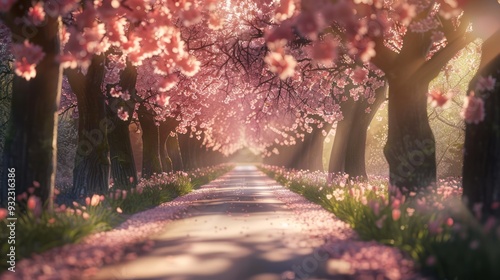 Cherry Blossom Pathway