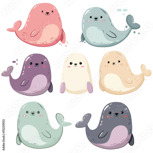 Vector Selkie simple and minimalis