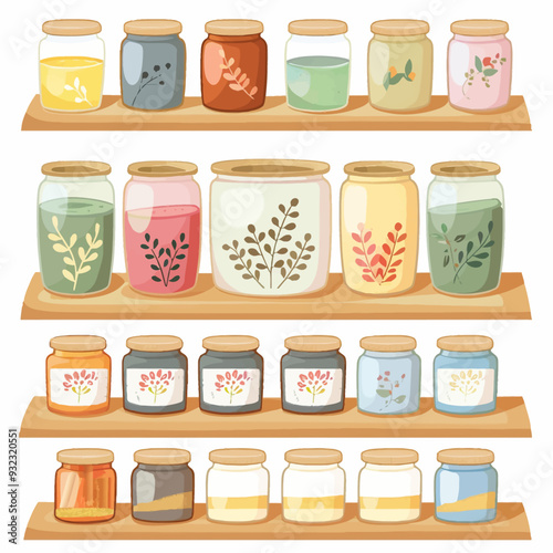 Vector Spice Rack simple and minim