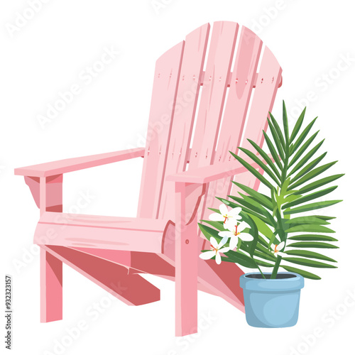 Vector Outdoor Chair simple and mi