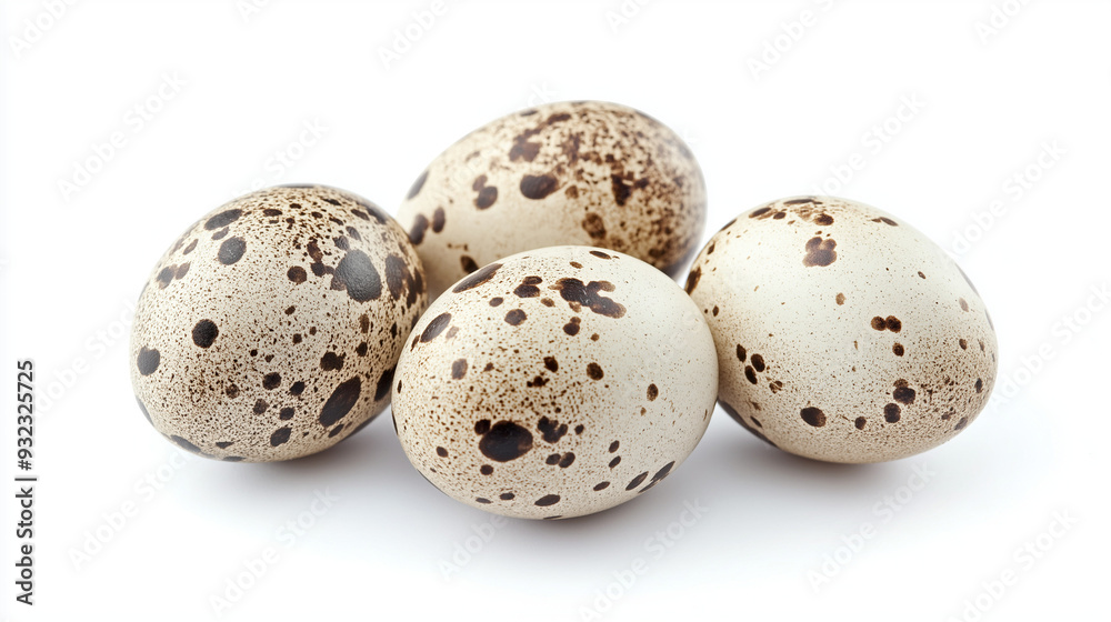 quail eggs isolated on white background quail eggs isolated on white background