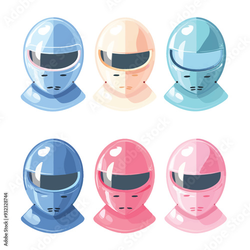 Vector Fencing Mask simple and min