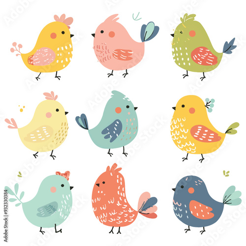 Vector Chicken Wing simple and min