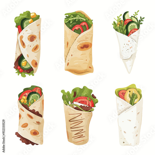 Vector Shawarma simple and minimal