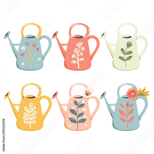 Vector Watering Can simple and min