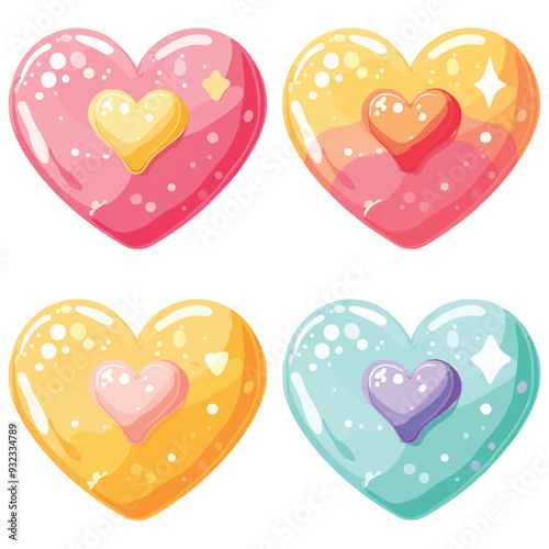 Vector Heart Favorites Icon simple