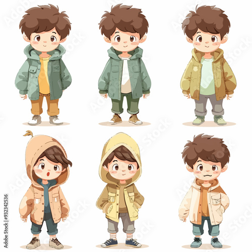 Vector Boy Showing simple and mini