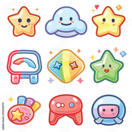 Vector Play Icon simple and minima