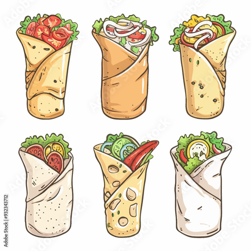 Vector Shawarma simple and minimal