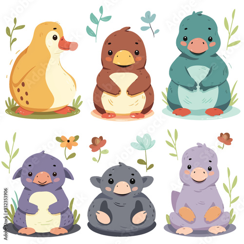 Vector Platypus simple and minimal