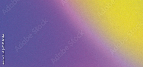  abstract purple and yellow grainy gradient color background, noise texture effect, illustration of purple gradient background and wallpapers, posters, banners, flyers, and cards.