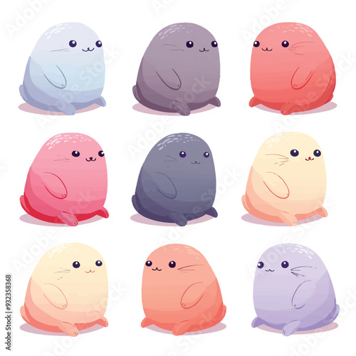 Vector Mole simple and minimalist